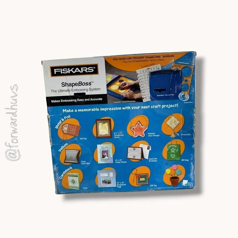 Fiskars ShapeBoss Embossing System – See Listing for Included Items